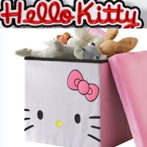 Hello Kitty Collapsible Storage Ottoman